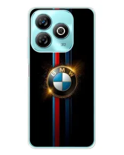 Чехол для ZTE Blade A75 с картинкой «BMW M-Power неон»