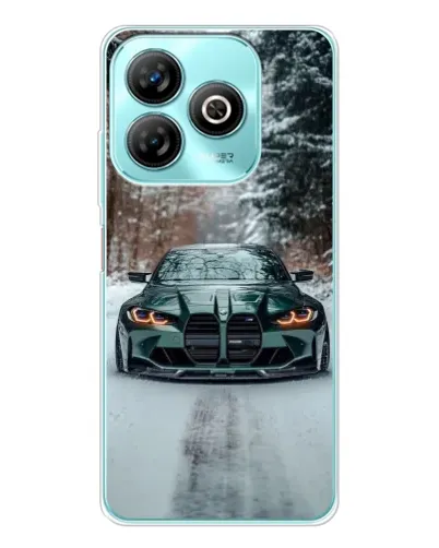 Чехол для ZTE Blade A75 с картинкой «BMW в зимнем лесу» Чехол для ZTE Blade A75 с картинкой «BMW в зимнем лесу»