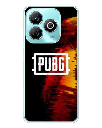 Чехол для ZTE Blade A75 с картинкой «Яркий логотип PUBG»