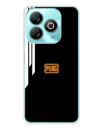Чехол для ZTE Blade A75 с картинкой «PUBG — вертикальные линии»