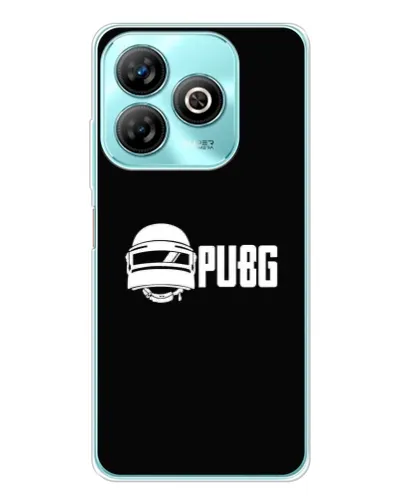 Чехол для ZTE Blade A75 с картинкой «PUBG — классический лого»