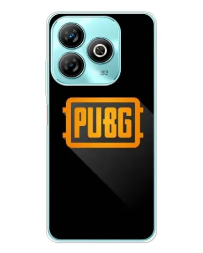 Чехол для ZTE Blade A75 с картинкой «PUBG — рамка лого»