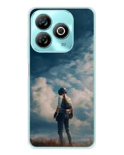 Чехол для ZTE Blade A75 с картинкой «Герой PUBG на скале» Чехол для ZTE Blade A75 с картинкой «Герой PUBG на скале»