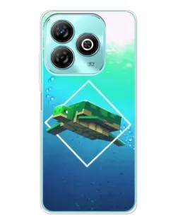 Чохол для ZTE Blade A75 з картинкою «Черепаха Minecraft» Чохол для ZTE Blade A75 з картинкою «Черепаха Minecraft»