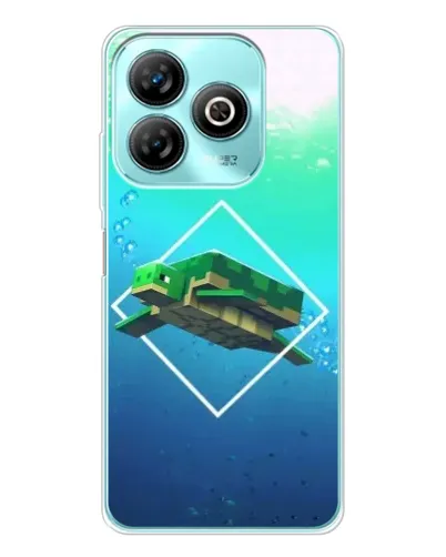 Чехол для ZTE Blade A75 с картинкой «Черепаха Minecraft» Чехол для ZTE Blade A75 с картинкой «Черепаха Minecraft»