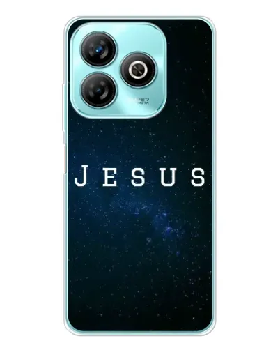 Чехол для ZTE Blade A75 с картинкой «Звездное небо Jesus»
