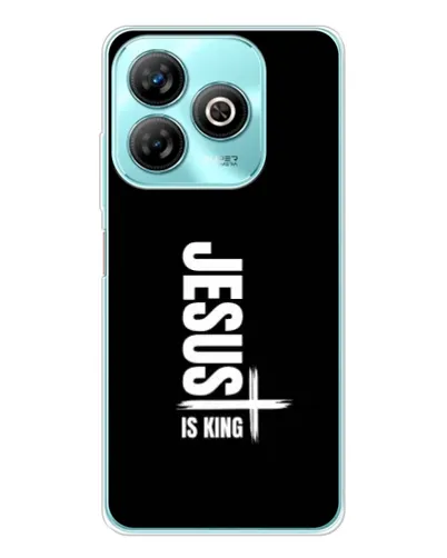 Чехол для ZTE Blade A75 с картинкой «Вертикаль веры Jesus»