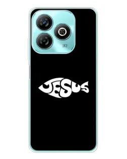 Чехол для ZTE Blade A75 с картинкой «Рыба Jesus» Чехол для ZTE Blade A75 с картинкой «Рыба Jesus»