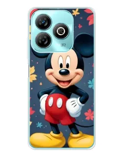 Чехол для ZTE Blade A75 с картинкой «Осенний Mickey Mouse»