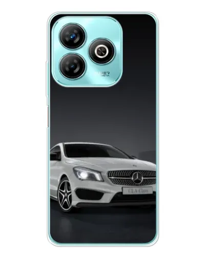 Чехол для ZTE Blade A75 с картинкой «Mercedes AMG GT Silver»