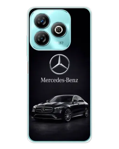 Чехол для ZTE Blade A75 с картинкой «Mercedes — решетка радиатора»