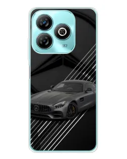 Чехол для ZTE Blade A75 с картинкой «Mercedes AMG — графика»