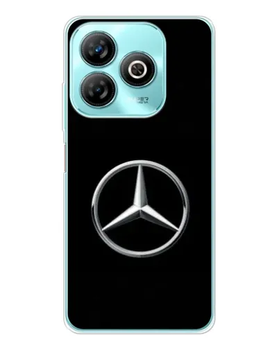 Чехол для ZTE Blade A75 с картинкой «Mercedes классический лого»