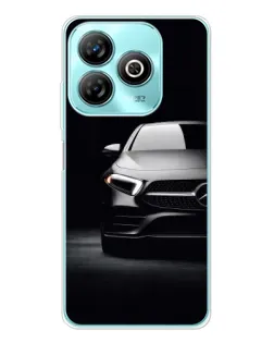 Чехол для ZTE Blade A75 с картинкой «Свет фар Mercedes»