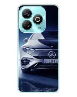 Чехол для ZTE Blade A75 с картинкой «Mercedes EQ — будущее»