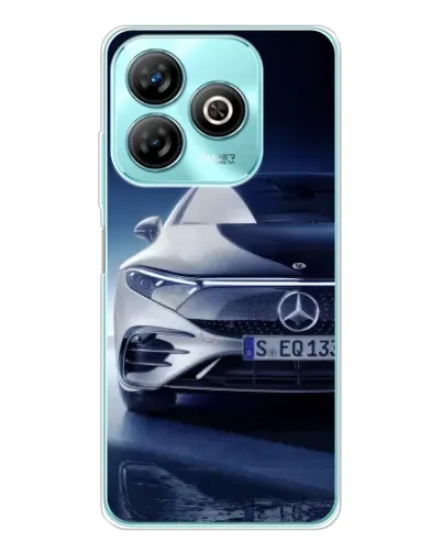 Чехол для ZTE Blade A75 с картинкой «Mercedes EQ — будущее»