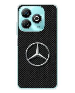 Чехол для ZTE Blade A75 с картинкой «Карбоновый Mercedes стиль» Чехол для ZTE Blade A75 с картинкой «Карбоновый Mercedes стиль»