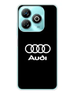 Чехол для ZTE Blade A75 с картинкой «Классическое лого Audi»
