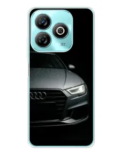 Чехол для ZTE Blade A75 с картинкой «Audi — детализация кузова»