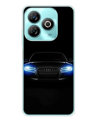 Чехол для ZTE Blade A75 с картинкой «Audi в неоне»