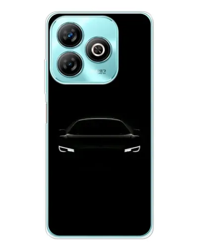 Чехол для ZTE Blade A75 с картинкой «Взгляд Audi в темноте»