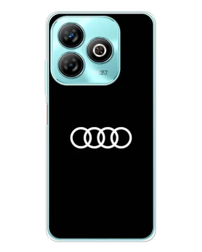 Чехол для ZTE Blade A75 с картинкой «Audi White Logo»