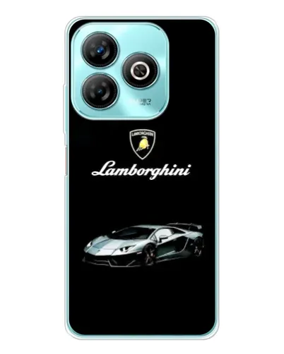Чехол для ZTE Blade A75 с картинкой «Логотип Lamborghini классика»
