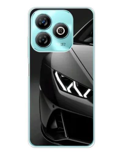 Чехол для ZTE Blade A75 с картинкой «Lamborghini фары детализация»