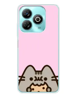 Чехол для ZTE Blade A75 с картинкой «Pusheen и печенье» Чехол для ZTE Blade A75 с картинкой «Pusheen и печенье»