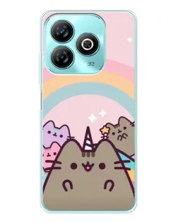 Чехол для ZTE Blade A75 с картинкой «Единорог Pusheen» Чехол для ZTE Blade A75 с картинкой «Единорог Pusheen»