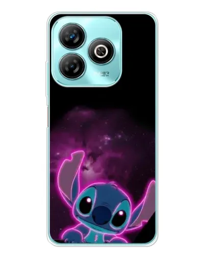 Чехол для ZTE Blade A75 с картинкой «Неоновый Stitch»