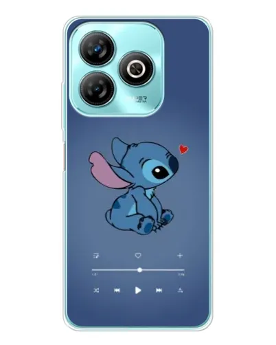Чехол для ZTE Blade A75 с картинкой «Музыкальный Stitch»