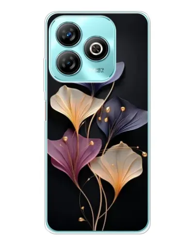 Чехол для ZTE Blade A75 с картинкой «Лиловые цветы грации»