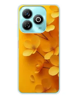 Чехол для ZTE Blade A75 с картинкой «Золотые лепестки» Чехол для ZTE Blade A75 с картинкой «Золотые лепестки»