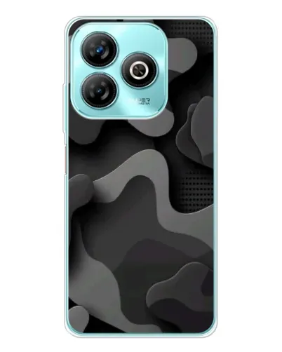 Чехол для ZTE Blade A75 с картинкой «Темный абстрактный камуфляж» Чехол для ZTE Blade A75 с картинкой «Темный абстрактный камуфляж»