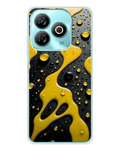 Чехол для ZTE Blade A75 с картинкой «Жидкое желтое золото» Чехол для ZTE Blade A75 с картинкой «Жидкое желтое золото»