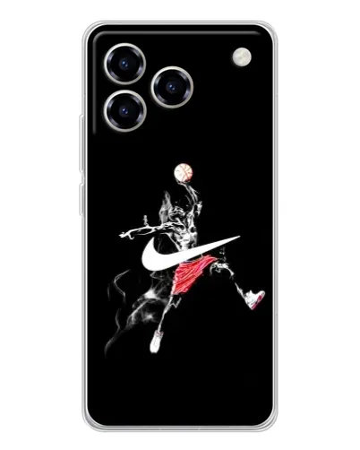 Чехол для ZTE Blade A76 с картинкой «Jordan Jumpman»