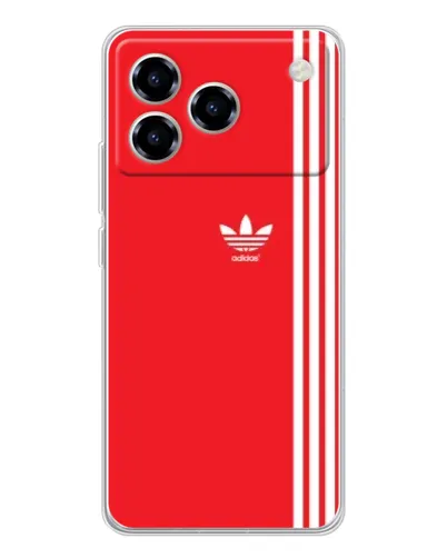 Чехол для ZTE Blade A76 с картинкой «Красный минимализм Adidas» Чехол для ZTE Blade A76 с картинкой «Красный минимализм Adidas»