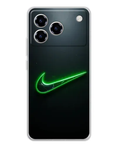 Чехол для ZTE Blade A76 с картинкой «Неоновый контур Nike» Чехол для ZTE Blade A76 с картинкой «Неоновый контур Nike»