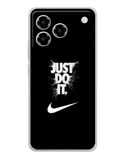 Чехол для ZTE Blade A76 с картинкой «Текстовый принт Nike» Чехол для ZTE Blade A76 с картинкой «Текстовый принт Nike»