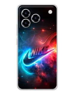 Чехол для ZTE Blade A76 с картинкой «Огненный логотип Nike» Чехол для ZTE Blade A76 с картинкой «Огненный логотип Nike»