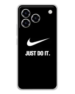 Чехол для ZTE Blade A76 с картинкой «Классический принт Nike» Чехол для ZTE Blade A76 с картинкой «Классический принт Nike»