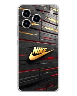Чехол для ZTE Blade A76 с картинкой «Золотой Nike на металле» Чехол для ZTE Blade A76 с картинкой «Золотой Nike на металле»