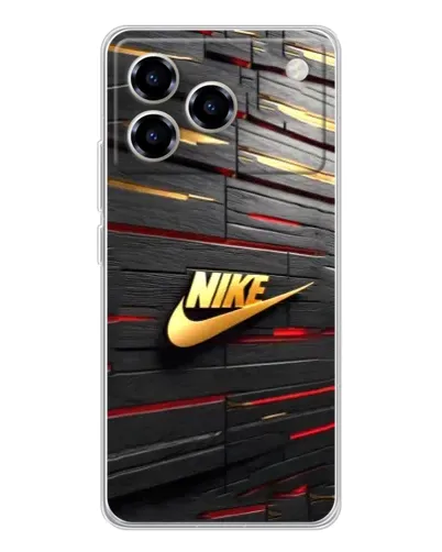 Чехол для ZTE Blade A76 с картинкой «Золотой Nike на металле» Чехол для ZTE Blade A76 с картинкой «Золотой Nike на металле»