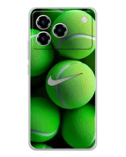 Чехол для ZTE Blade A76 с картинкой «Теннисные мячи Найк» Чехол для ZTE Blade A76 с картинкой «Теннисные мячи Найк»