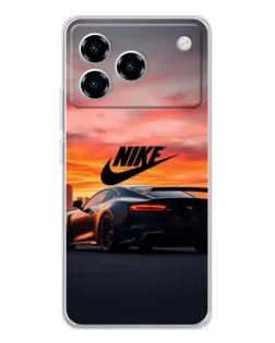 Чехол для ZTE Blade A76 с картинкой «Nike и суперкар» Чехол для ZTE Blade A76 с картинкой «Nike и суперкар»
