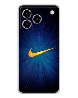 Чехол для ZTE Blade A76 с картинкой «Синий пульс Nike» Чехол для ZTE Blade A76 с картинкой «Синий пульс Nike»