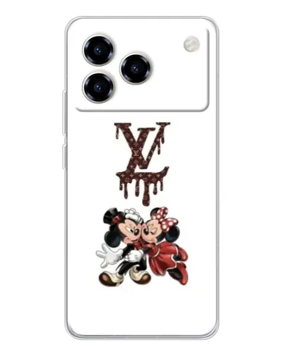 Чехол для ZTE Blade A76 с картинкой «LV и Микки Маус» Чехол для ZTE Blade A76 с картинкой «LV и Микки Маус»