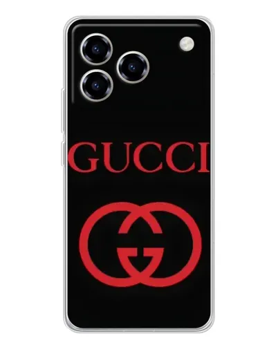 Чехол для ZTE Blade A76 с картинкой «Gucci — красный логотип» Чехол для ZTE Blade A76 с картинкой «Gucci — красный логотип»