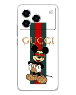 Чехол для ZTE Blade A76 с картинкой «Микки Маус Gucci — полосы» Чехол для ZTE Blade A76 с картинкой «Микки Маус Gucci — полосы»